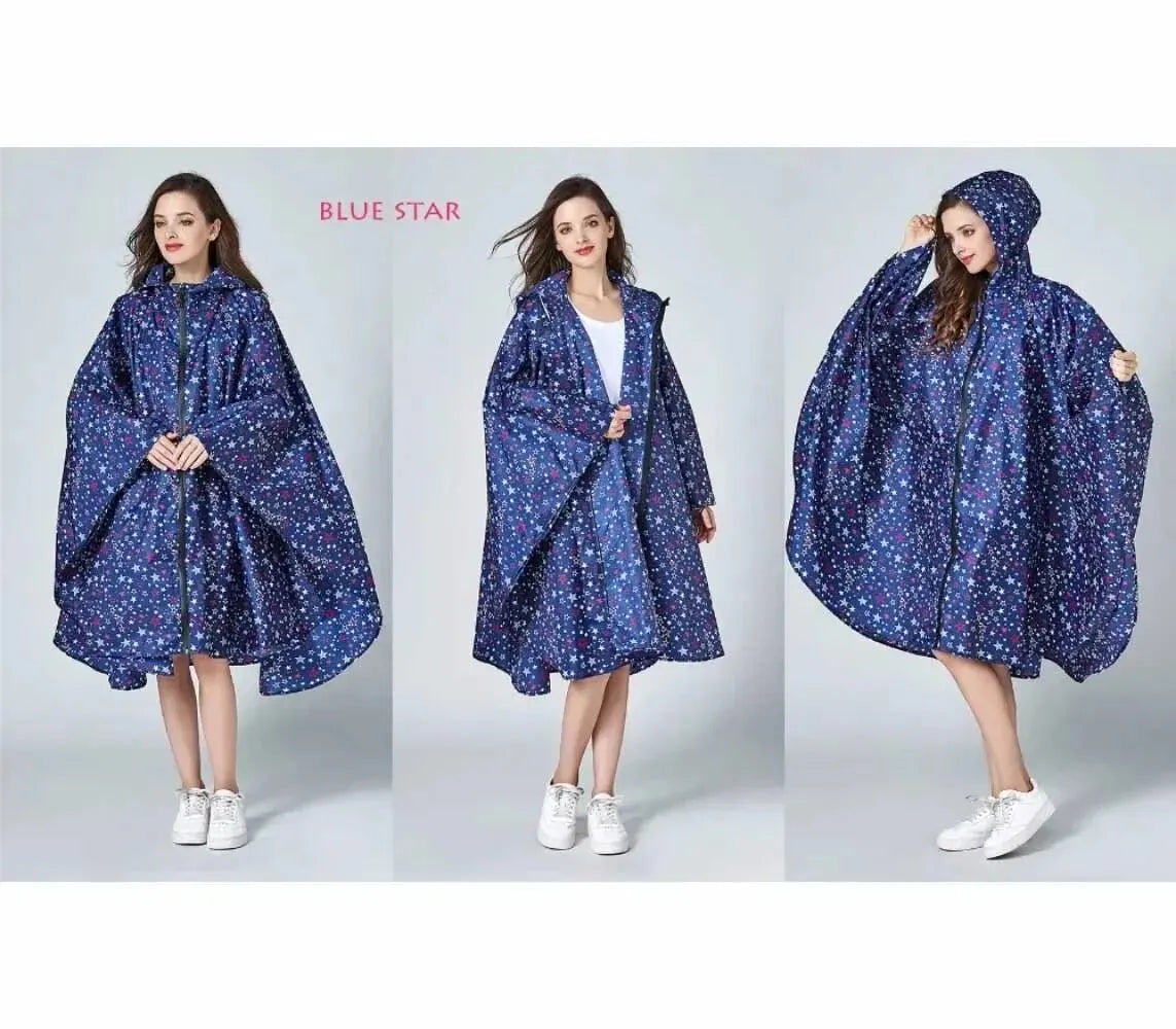 Women's Outdoor Poncho Raincoat