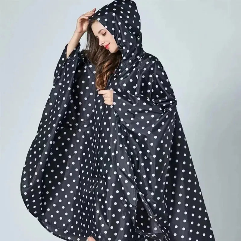Women's Outdoor Poncho Raincoat