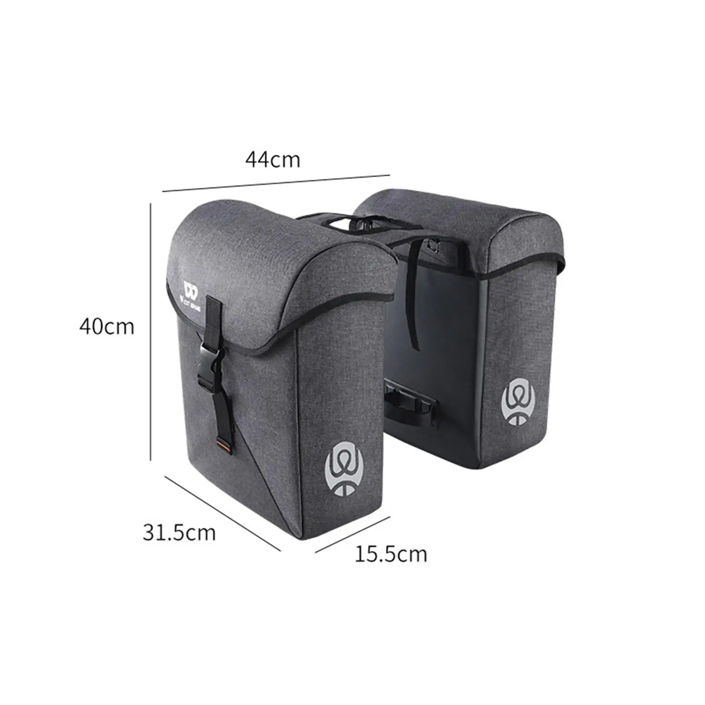 High-Capacity Double Pannier Bags
