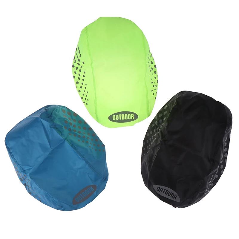 Reflective Waterproof Bicycle Helmet Rain Cover