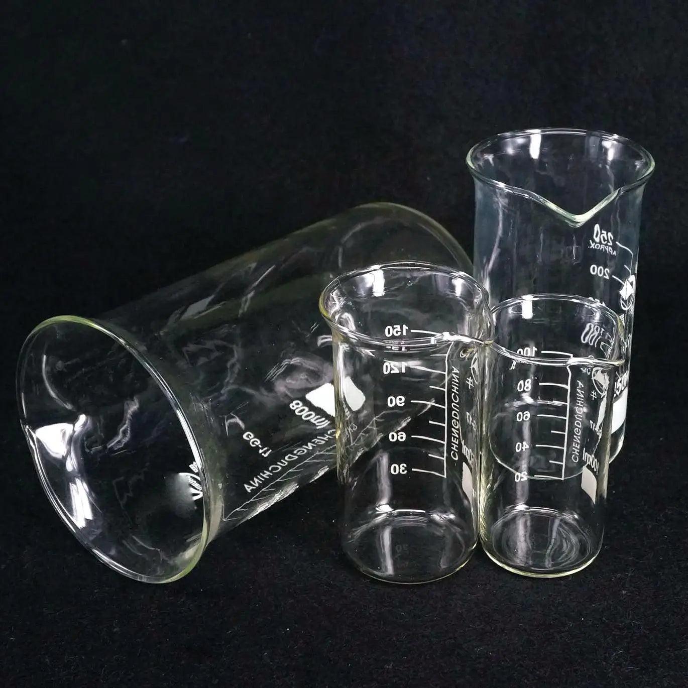 Borosilicate Glass Laboratory Beaker Set