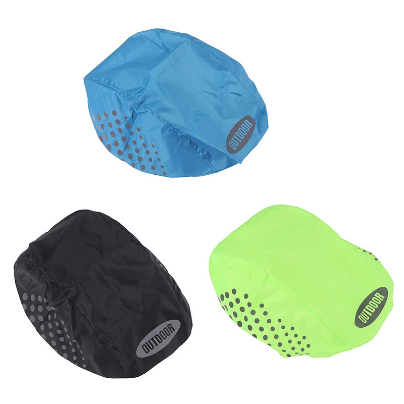Reflective Waterproof Bicycle Helmet Rain Cover
