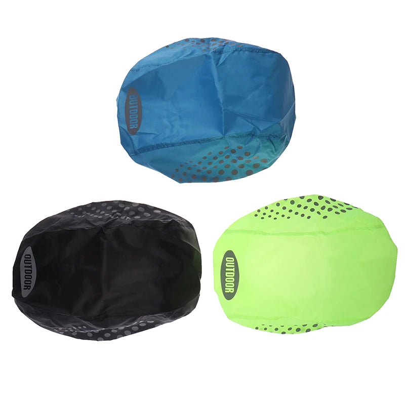 Reflective Waterproof Bicycle Helmet Rain Cover