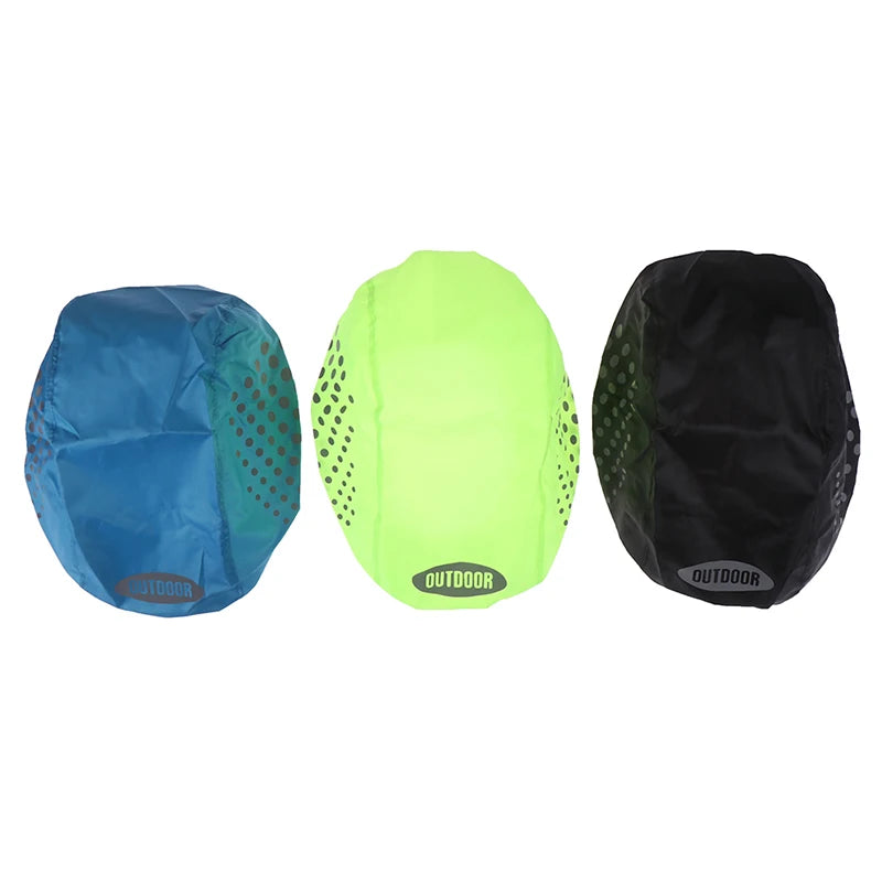 Reflective Waterproof Bicycle Helmet Rain Cover
