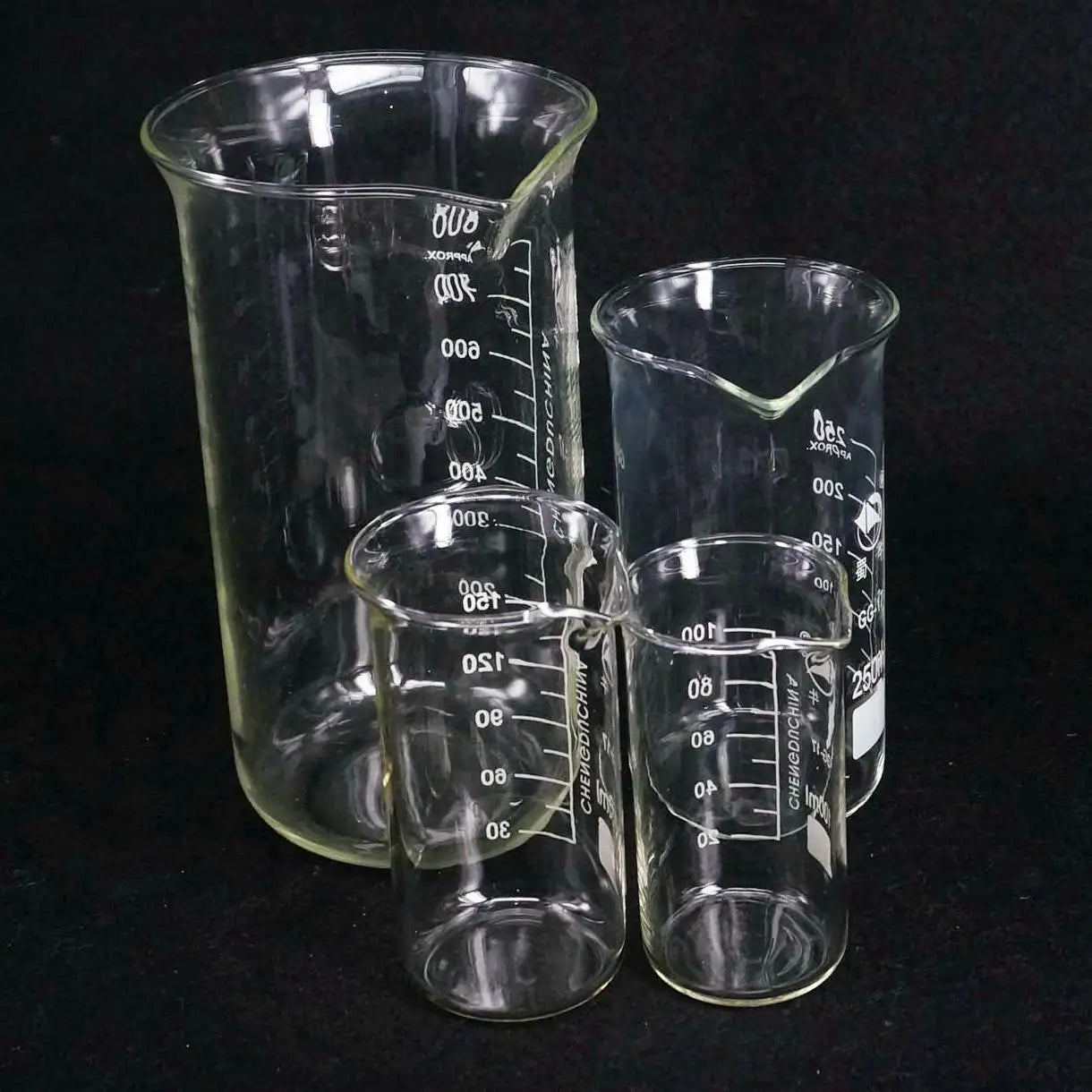 Borosilicate Glass Laboratory Beaker Set