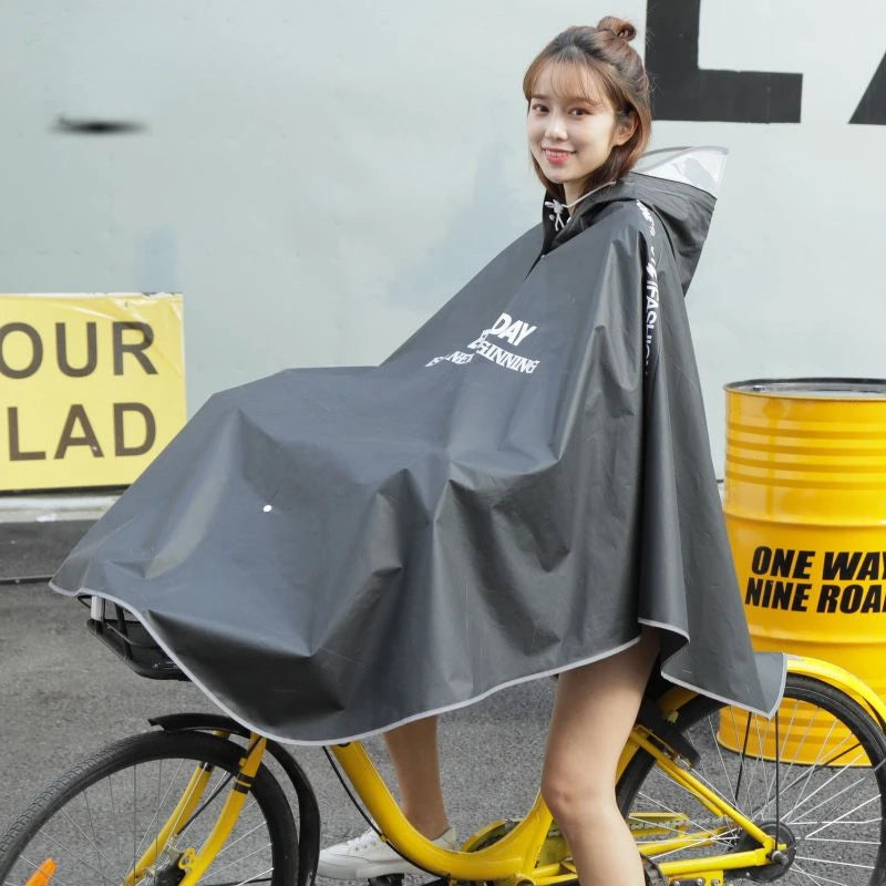Bicycle Rain Poncho Backpack Combo
