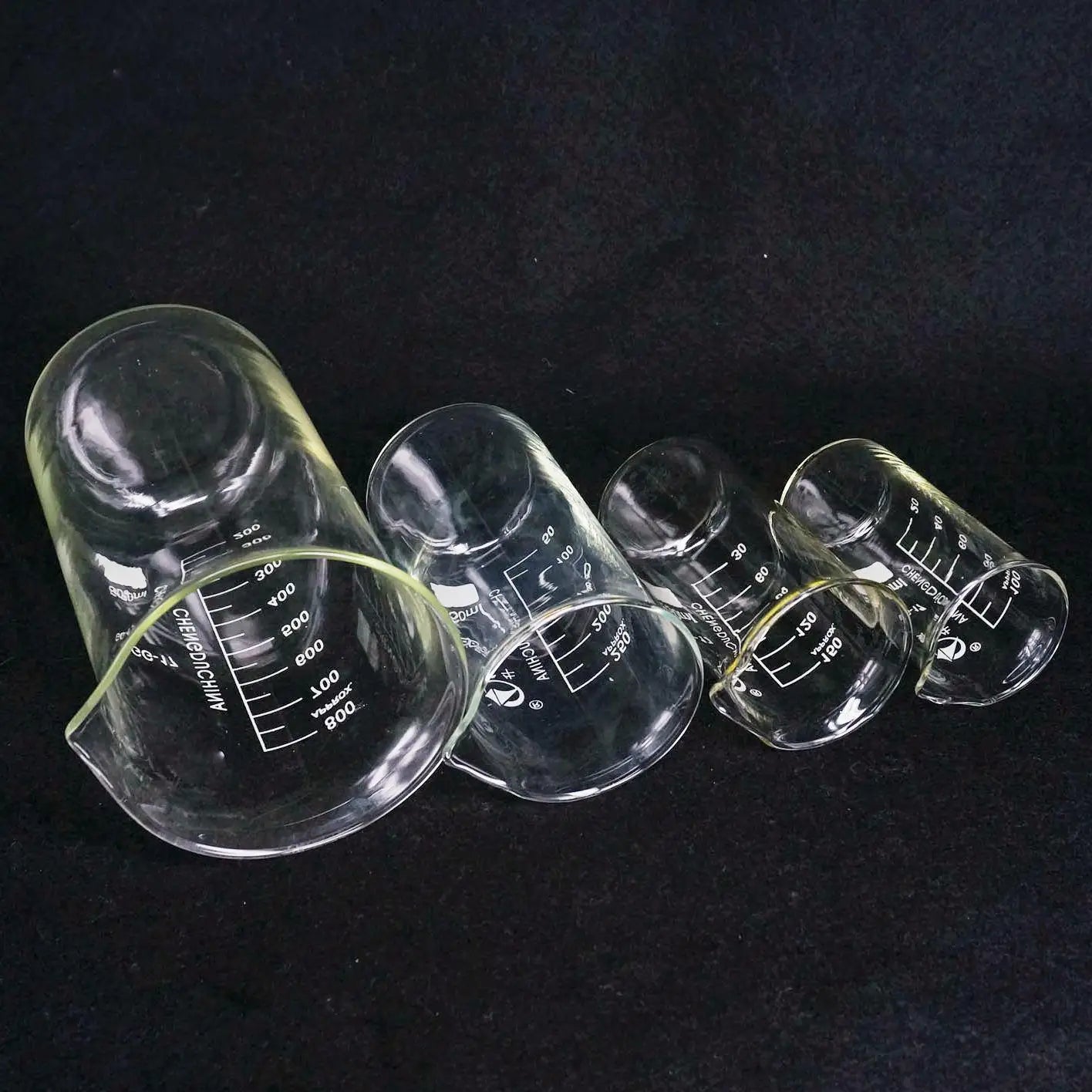 Borosilicate Glass Laboratory Beaker Set