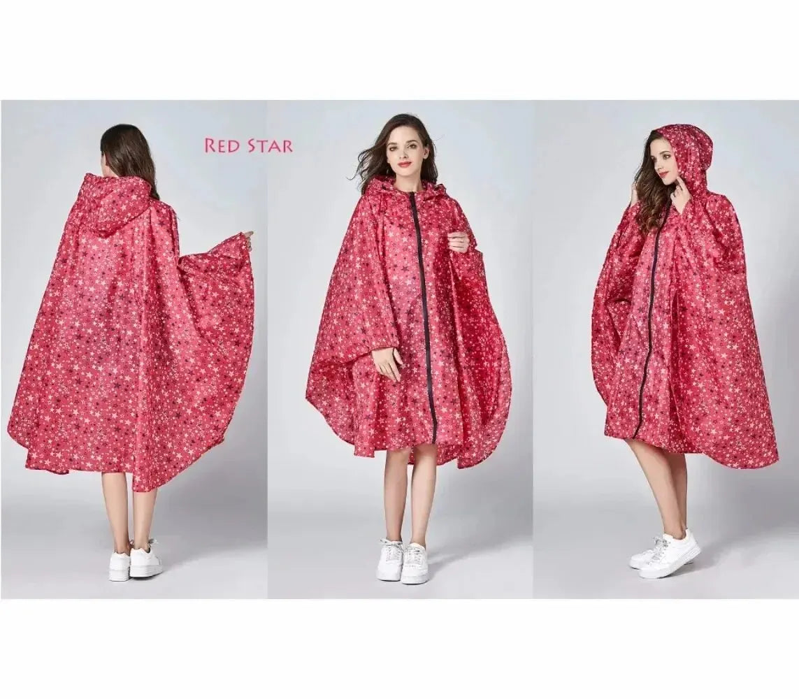Women's Outdoor Poncho Raincoat