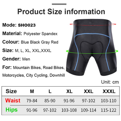 Cycling Shorts with 5D Gel Pad