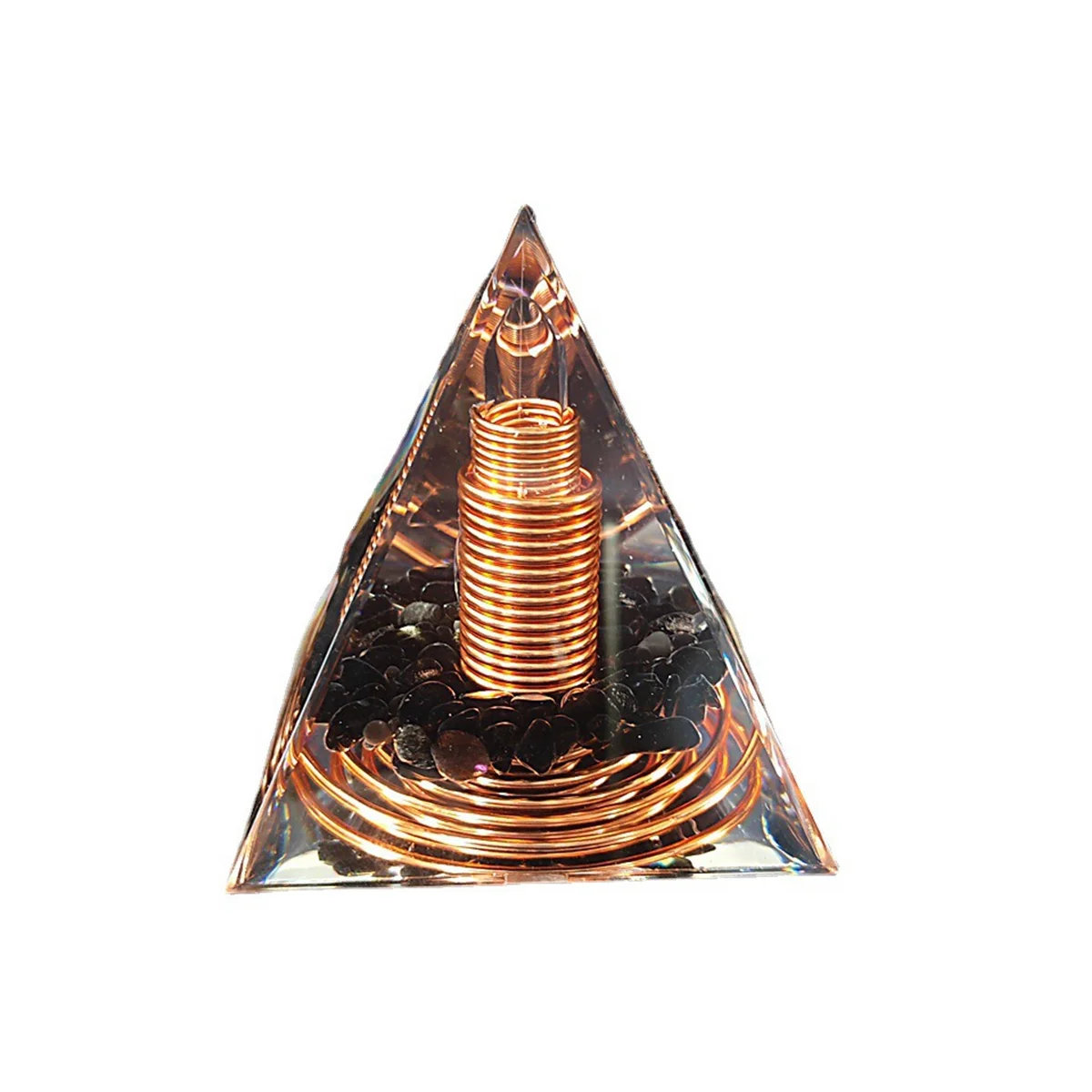 Handcrafted Crystal Pyramid Energy Harmonizer