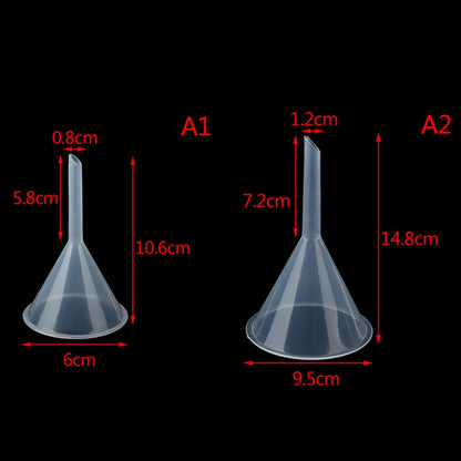 Clear Plastic Filter Funnel Set