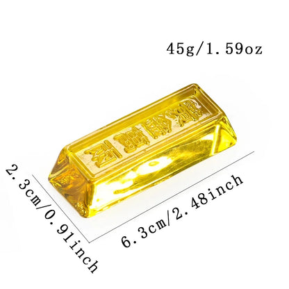 Citrine Gold Bar Figurine