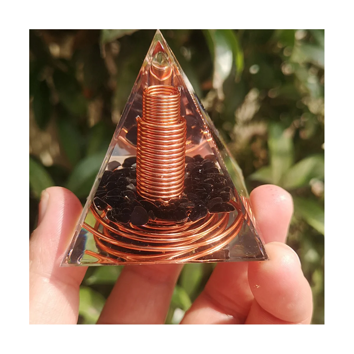 Handcrafted Crystal Pyramid Energy Harmonizer